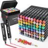 Alcohol-Based Markers 80 Colors 