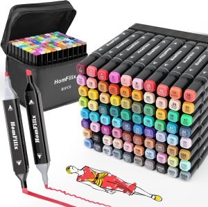 Alcohol-Based Markers 80 Colors 