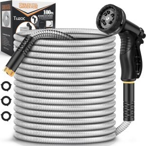 100FT Metal Garden Hose 