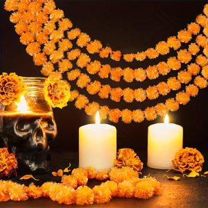 5PCS Marigold Flowers Marigold Garland