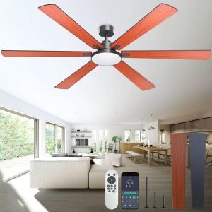 80 Inch Ceiling Fans with Lights and Remote Control