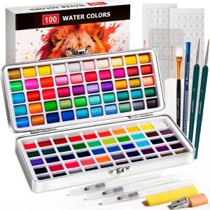 Watercolor Paint Set 100 colors