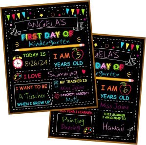 First Day of School Chalkboard