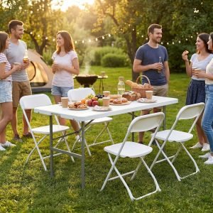 4 FT Folding Picnic Table