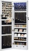 SONGMICS LED Mirror Jewelry Cabinet