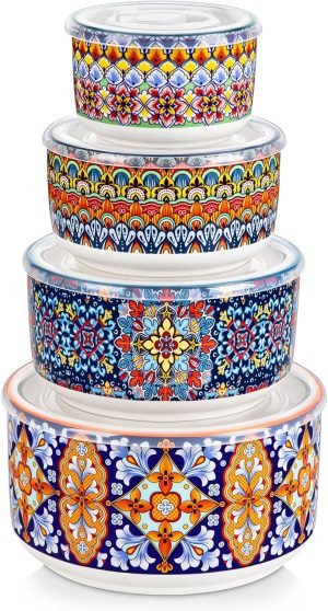 Serving Bowls with Lids Set of 4