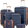 Coolife 3-Piece Luggage Set 