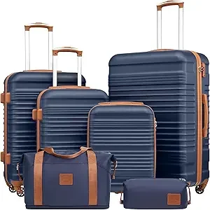 Coolife 3-Piece Luggage Set 
