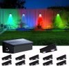 12-Pack Color-Changing Solar Fence Lights