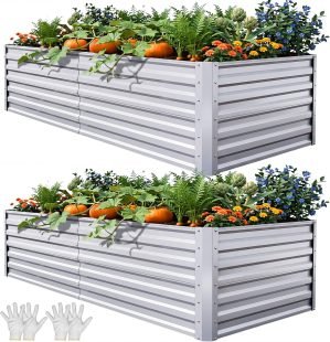 2pcs Large Raised Garden Bed Kit