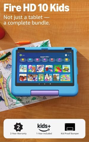 Amazon Fire HD 10 Kids Tablet (Newest Model) 