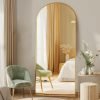Arched Full Length Floor Mirror