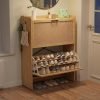 Shoe Storage Cabinet for Entryway, Hallway & Small Spaces 