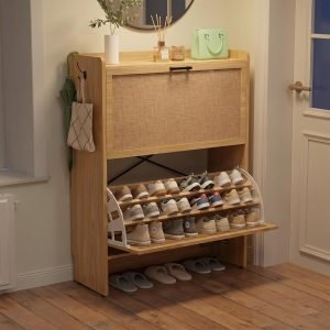 Shoe Storage Cabinet for Entryway, Hallway & Small Spaces 