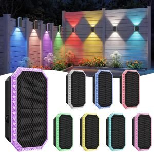 Solar Fence Lights Outdoor