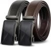 Men’s Ratchet Leather Belts – 2-Pack 