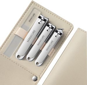 4 PCS Nail Clippers Set with Case