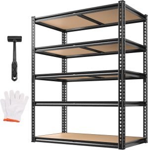 5 Tier Garage Shelving Heavy Duty