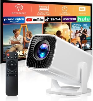 Mini Projector with 4K Support 