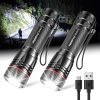 Rechargeable Flashlights High Lumens 2 Pack