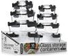 Glass Food Storage Containers with Lids – 16-Piece Set