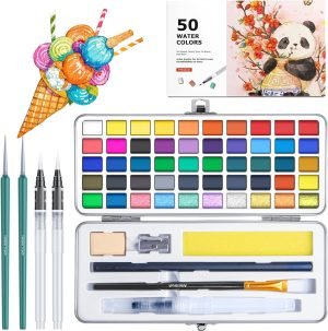 Watercolor Paint Set 