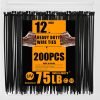 Black Zip Ties12 Inch 200 pcs