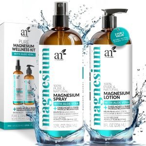 ArtNaturals Magnesium Oil Spray & Lotion Set 