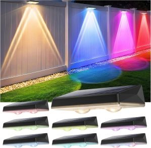 8-Pack Solar Fence Lights 