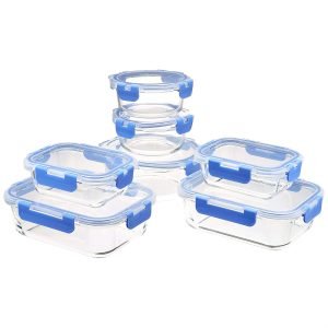 Amazon Basics Glass Food Storage Containers 