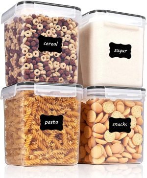 Vtopmart Food Storage Containers 2.5L/84.5oz – 4-Piece Set