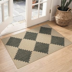 Checkered Easy Jute Rug