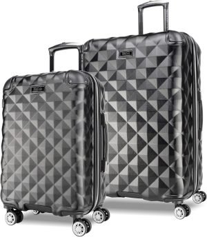 Kenneth Cole REACTION Diamond Tower Hardside Spinner Luggage 