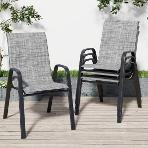 Patio Chairs Set of 4 