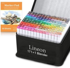 172 Colors Alcohol Based Dual Tip Art Markers