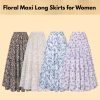 Floral Maxi Long Skirts for Women