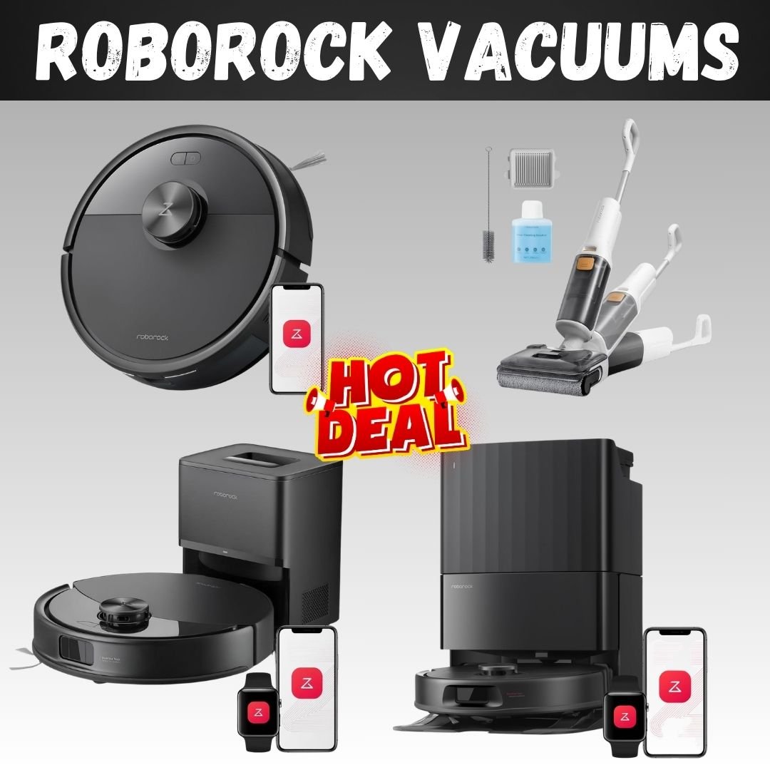 Amazing Prime Deals Available On Roborock Vacuums !!