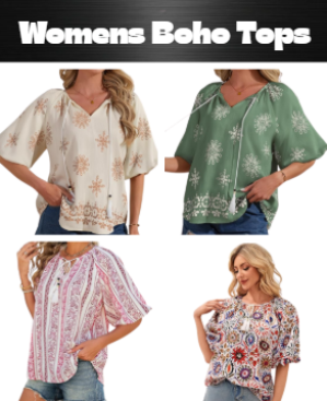 Women’s Boho Tops