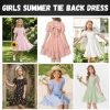 Girls Summer Tie Back Dress