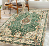Green Washable Area Rug 3′ x 5′