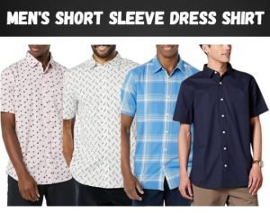 Amazon Essentials Men’s Short Sleeve Dress Shirt
