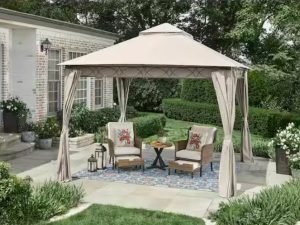 Hampton Bay Palantine  Soft Top Gazebo at Home Depot !
