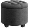 SONGMICS Round Ottoman