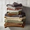 Waffle Bath Towel Warm Brown