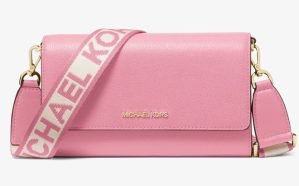 Michael Kors Jet Set Large Leather Crossbody Bag