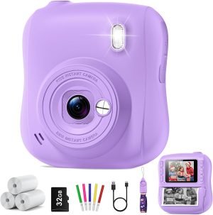 Instant Print Camera for Kids