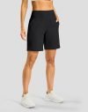 Women’s Athletic Shorts with Zipper Pocket