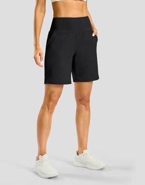 Women’s Athletic Shorts with Zipper Pocket