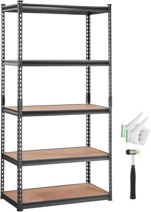 5-Tier Adjustable Storage Shelving Unit
