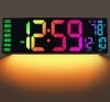 Large Digital Wall Clock with Remote Control